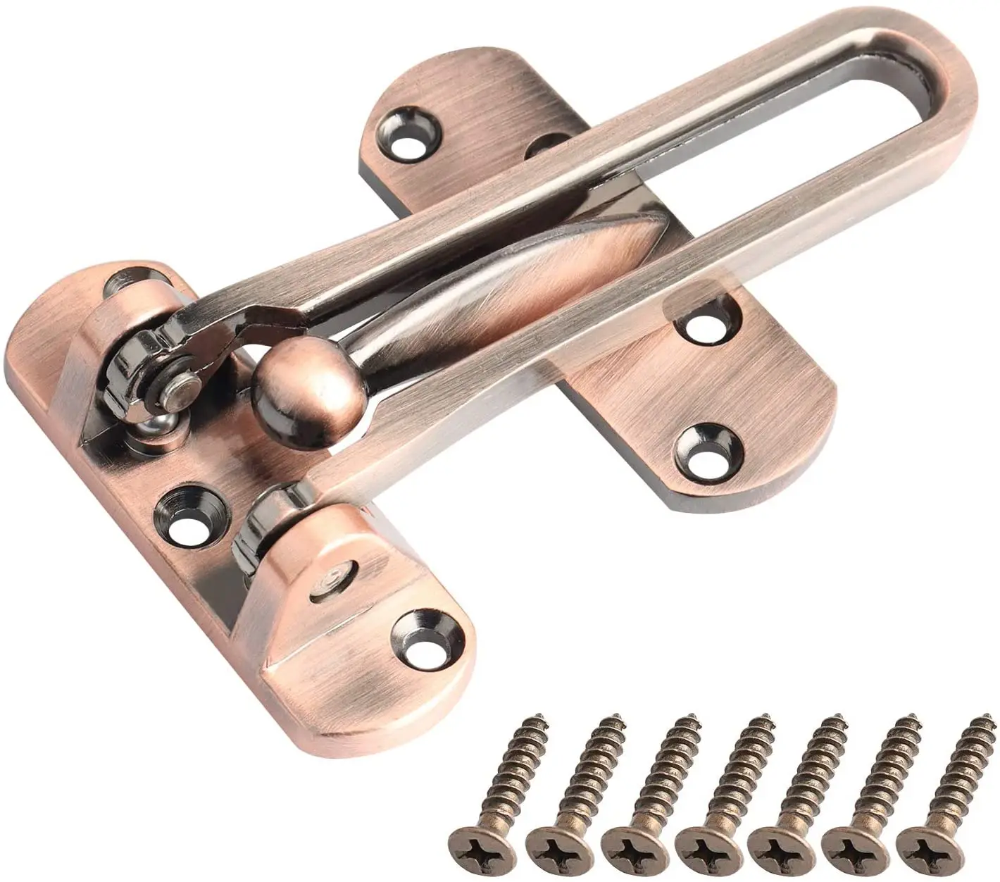 Security Chain Door - โซ่ล็อคประตูป้องกันการโจรกรรมสแตนเลสทนทานสำหรับห้องนอน ห้องเด็ก บ้าน โรงแรม - อุปกรณ์รักษาความปลอดภัยประตู