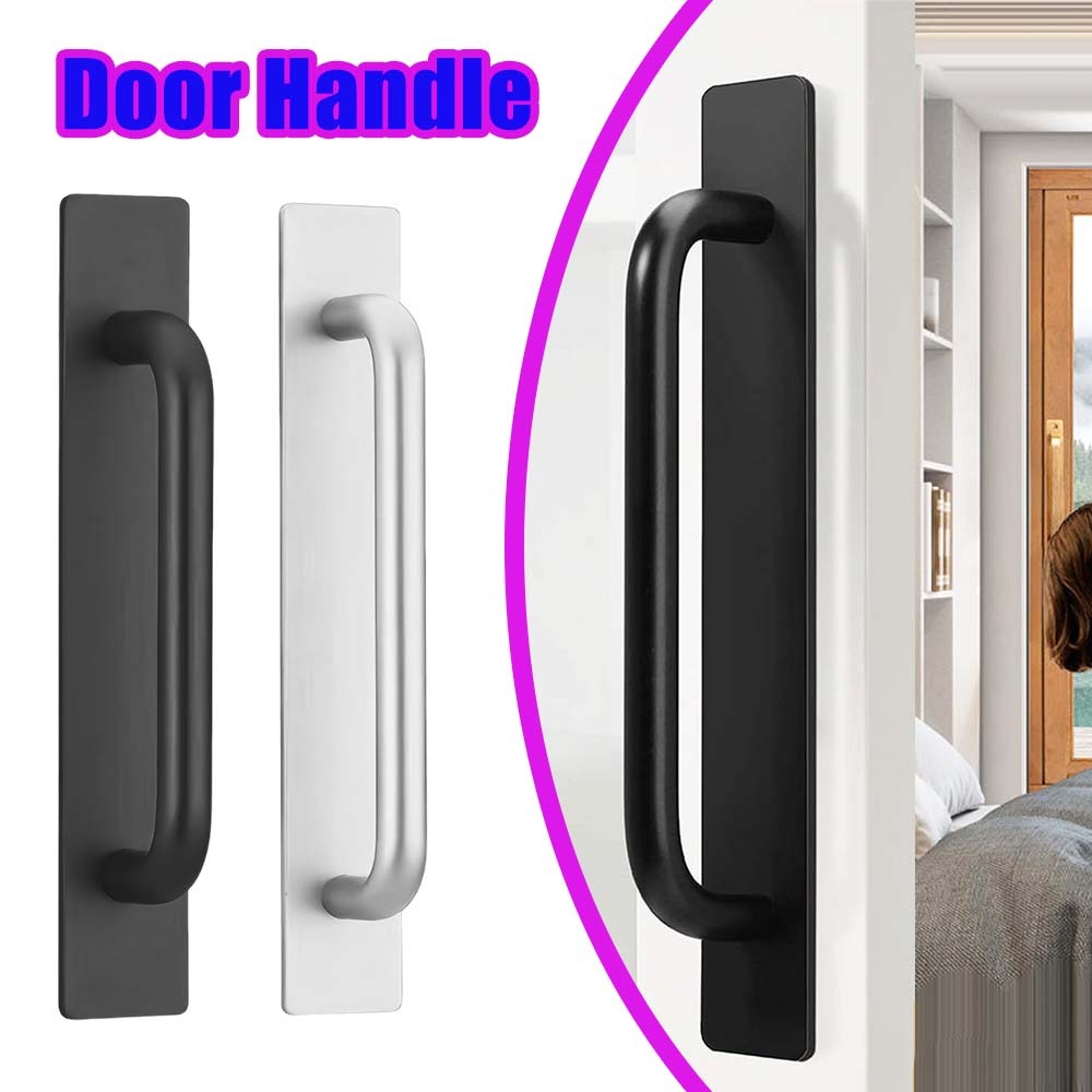 Window Lock Bar - มือจับประตูหน้าต่างแบบติดตั้งบนพื้นผิว ไม่ต้องเจาะ ทำจากอลูมิเนียมอัลลอย สำหรับประตูไม้บานเลื่อน ระเบียง ประตูกระจก