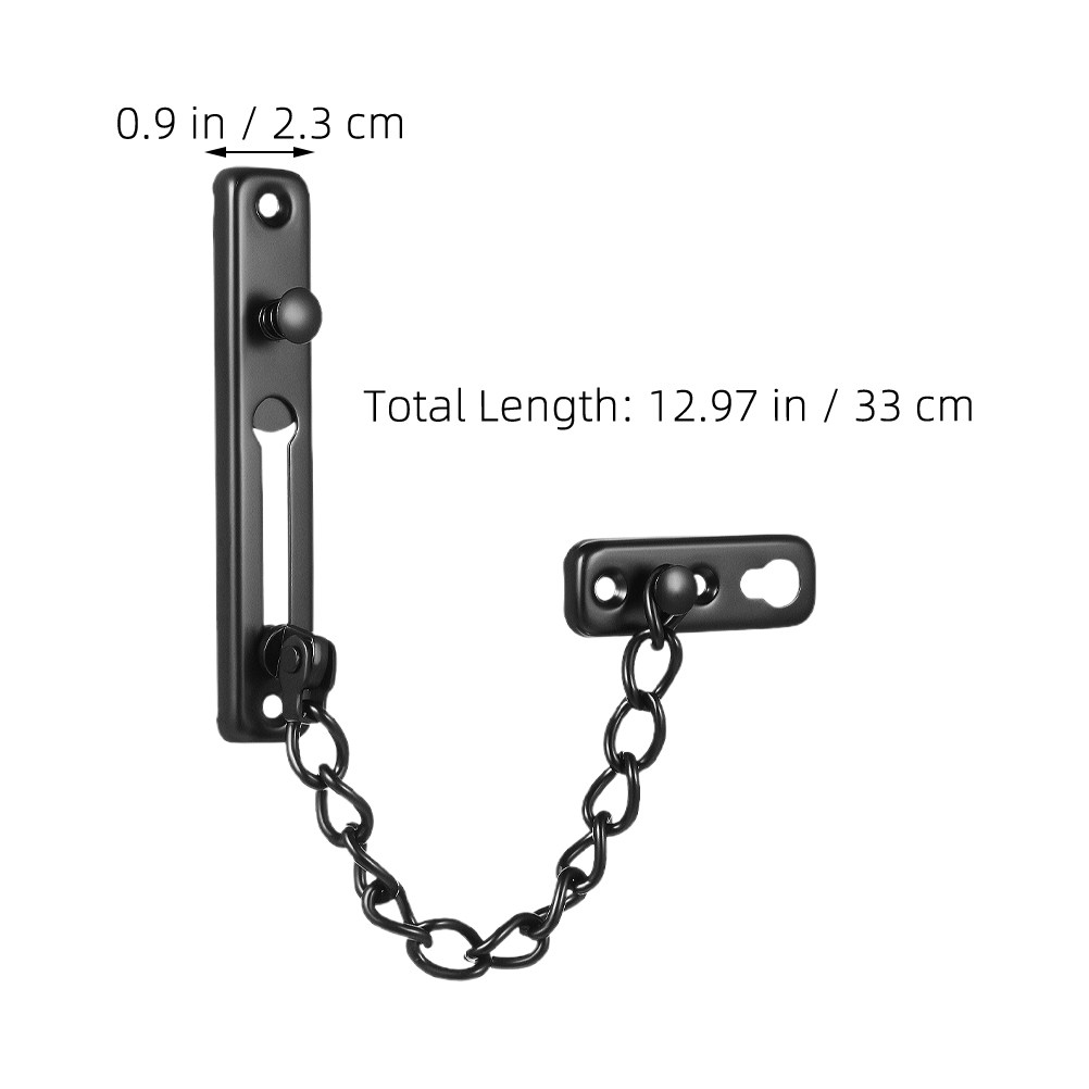 2 ชิ้น โซ่ล็อคประตูสแตนเลส กลอ - Security Chain Door บทวิจารณ์และราคา