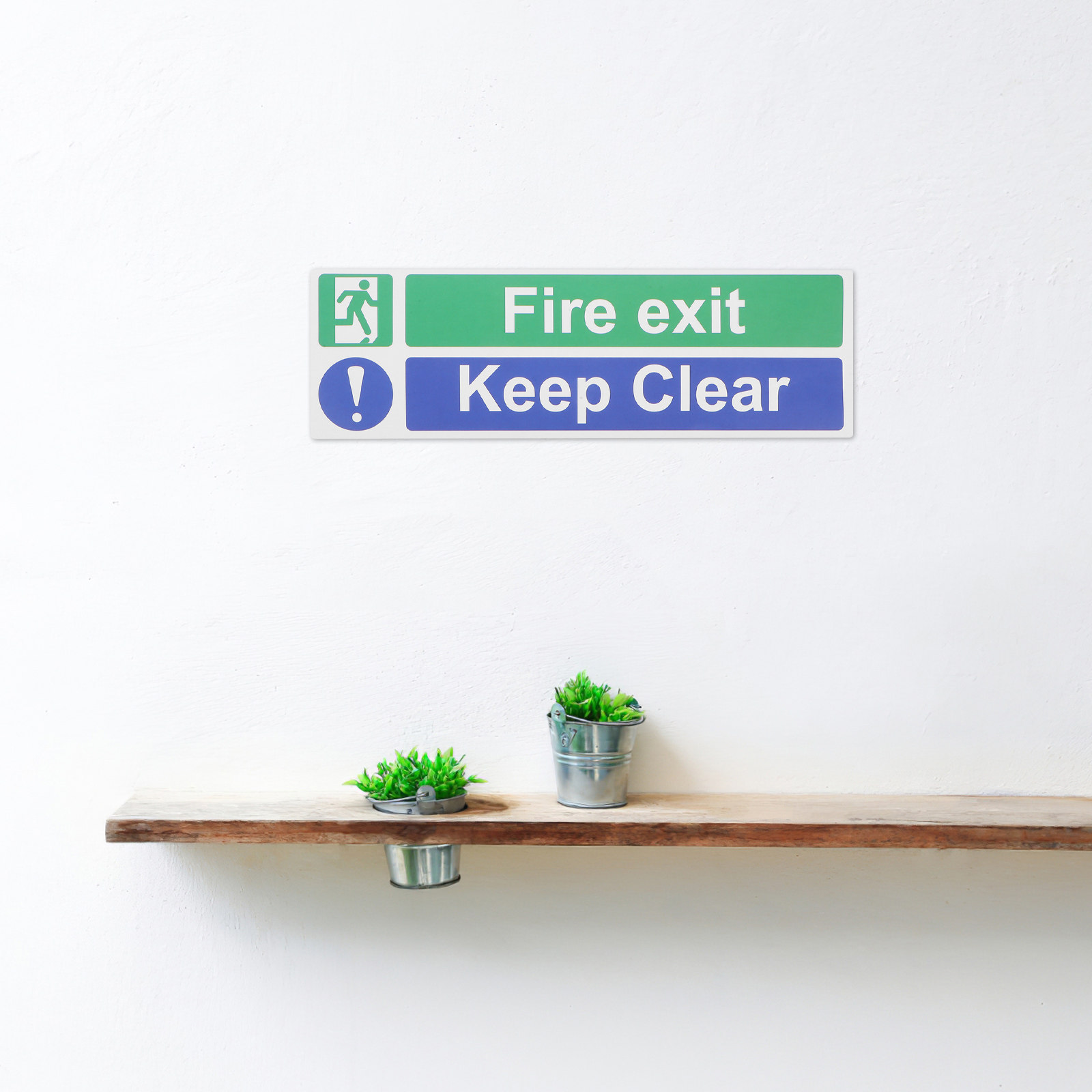 สติกเกอร์ฉลากความปลอดภัยทางออก - Emergency Exit Sign บทวิจารณ์และราคา