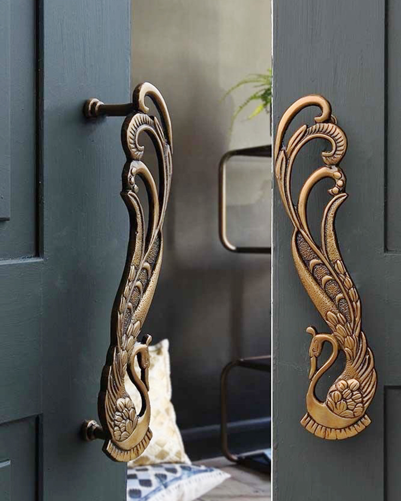 IMPEU นกยูง Figurine ประตูจับด - Window Lock Bar บทวิจารณ์และราคา