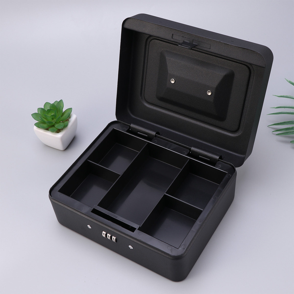 กล่องเก็บเงินสดโลหะหนาพิเศษ แข - Lockbox Key Secure บทวิจารณ์และราคา