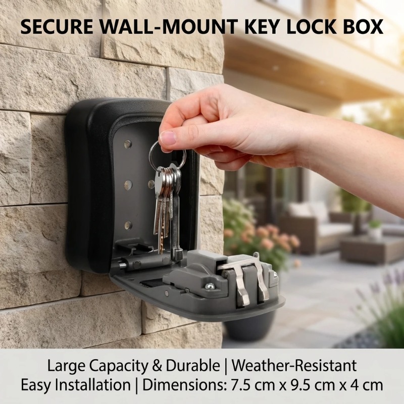 กล่องเก็บกุญแจติดผนังพร้อมรหัส - Lockbox Key Secure บทวิจารณ์และราคา